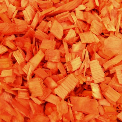 Щепа декоративная оранжевая 60л - купить оптом