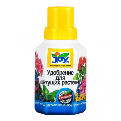JOY Удобрение Для Цветущих растений  фл 0,25л (24шт/кор)  JOY - купить оптом