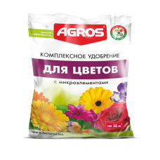 Удобрение для Цветов с микроэлементами 0,9кг (25шт) Агрос