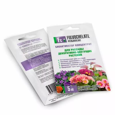 Удобрение МЕРА Фульвохелат для рассады декоративно-цветущих растений 5мл (40шт) - купить оптом